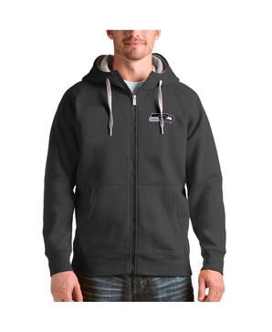 Men's Charcoal Seattle Seahawks Victory Full-Zip Hoodie