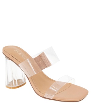 Women's Parisa Block-Heel Vinyl Dress Sandals