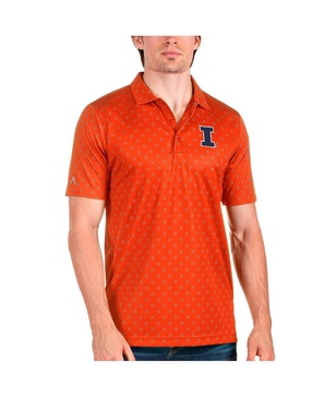 Men's Orange/Steel Illinois Fighting Illini Spark Polo