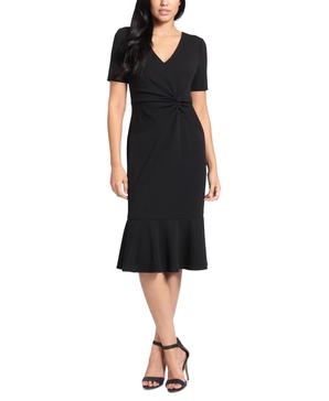 Petite Twisted Sheath Dress