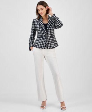 Women's One-Button Jacket & Compression Pull-On Pants