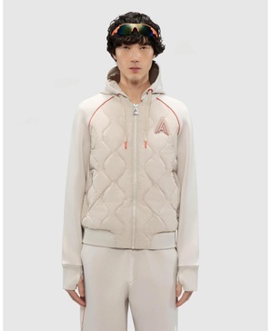 Men's Bornant Hybrid Insulated Bomber Jacket with Removable Hood