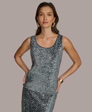 Women's Sequin Tank Top