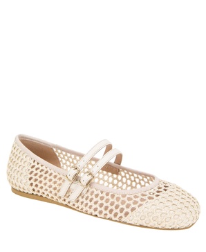 Women's Harisa Woven Square-Toe Mary Jane Ballet Flats