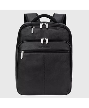 13” Laptop Travel Backpack Genuine Leather Slim Carry On Daypack