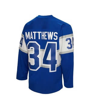 Men's Auston Matthews Blue Toronto Maple Leafs 2017 Blue Line Player Jersey