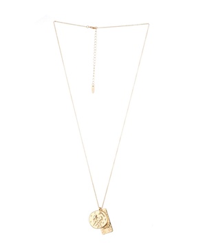 Women's Zodiac Double Charm Necklace