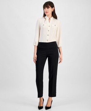 Women's Liberty Stretch Pull-On Straight-Leg Ankle Pants