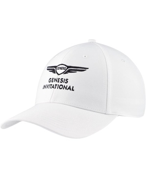 Men's White Genesis Invitational Stratus Structured Ultimate Fit Adjustable Hat
