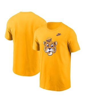 Men's Gold LSU Tigers Legacy Alternate Logo T-Shirt