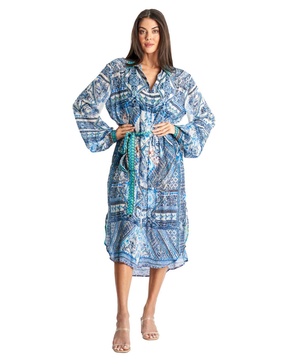 Women's Long Belted Overshirt