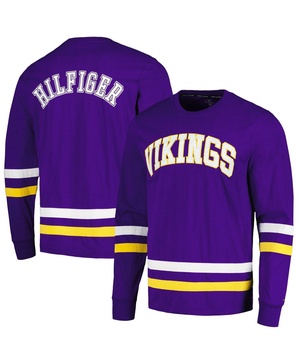 Men's Purple/Gold Minnesota Vikings Nolan Long Sleeve T-Shirt
