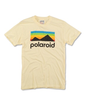 Men's and Women's Yellow Polaroid Brass Tacks T-Shirt