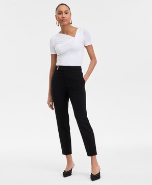 Women's Straight-Leg Cropped Pants, Exclusively at Macy's