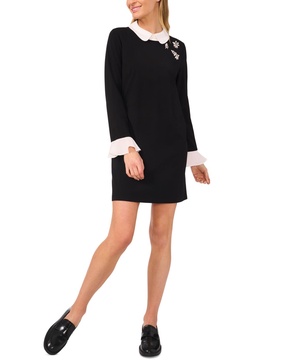 Women's Collared Shift Dress