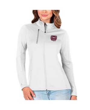 Women's White/Silver Missouri State University Bears Generation Full-Zip Jacket