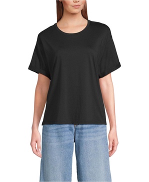 Women's Oversized Supima Short Sleeve Crew Neck T-Shirt