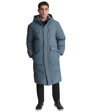 Men's Quilted Hooded Duffle Parka 