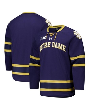 Men's Navy Notre Dame Fighting Irish Replica Hockey Jersey