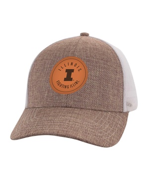 Men's Tan, White Illinois Fighting Illini Pregame Adjustable Hat
