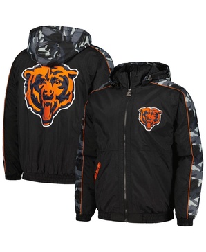 Men's Black Chicago Bears Thursday Night Gridiron Full-Zip Hoodie Jacket