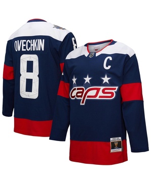 Men's Alexander Ovechkin Navy Washington Capitals Power Play Jersey