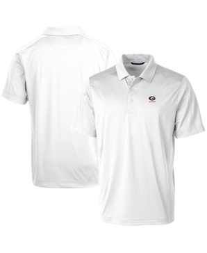 Men's Georgia Bulldogs Alumni Logo Prospect Textured Stretch Polo