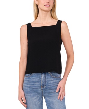 Women's Square-Neck Cropped Tank Top