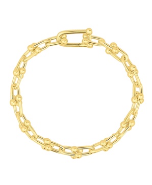 Silver-Plated or 18K Gold-Plated Ball Link Bracelet