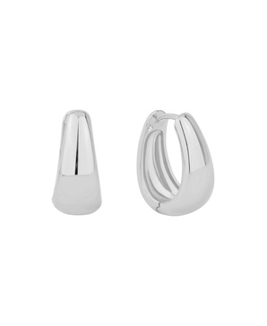 Graduated Huggie Hinged Hoop Earrings