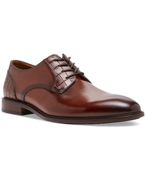 Men's Jett Croc-Embossed Lace-Up Dress Shoes 