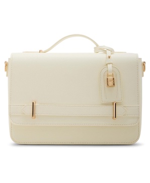 Belted Flap Small Satchel Bag 