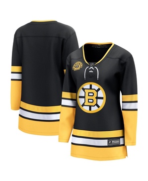 Women's Black Boston Bruins 100th Anniversary Premier Breakaway Jersey