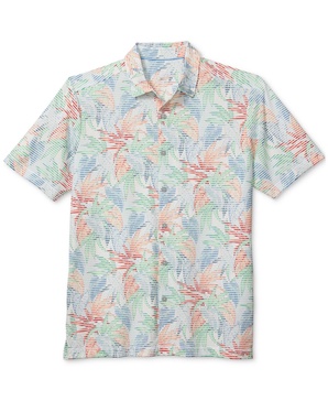 Men's Costa Wave Canopy Camp Button-Down Shirt  
