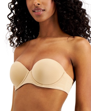 Women's Naked Glamour Strapless Push-Up Bra QF5677