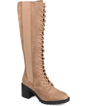 Women's Jenicca Wide Calf Lace Up Boots