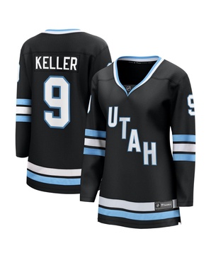 Women's Clayton Keller Black Utah Hockey Club Premier Breakaway Home Player Jersey