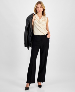 Women's Mid-Rise Bootcut Pants, Exclusively at Macy's 
