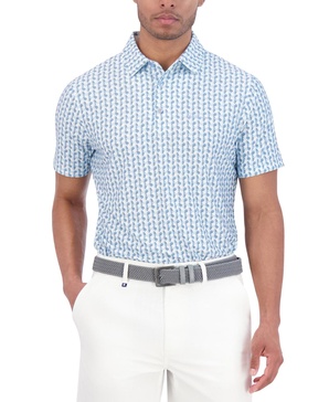 Bauhaus Geo Tech Jersey Sports Fit Polo