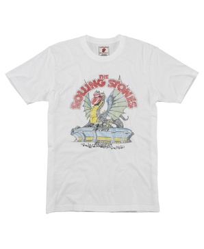 Men's White Rolling Stones Vin Fade T-Shirt