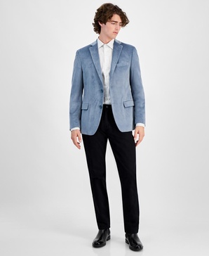Men's Slim-Fit Solid Velvet Sport Coats, Created for Macy's