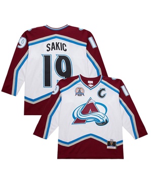 Men's Joe Sakic White Colorado Avalanche 2000-01 Power Play Jersey