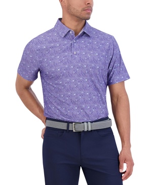 Broken Record Tech Jersey Sports Fit Polo
