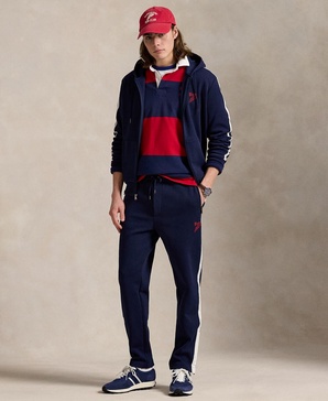 Men's Double-Knit Mesh Track Pants