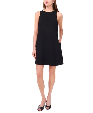 Women's Sleeveless Cutout Bow Sheath Dress