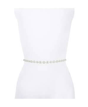 Women's Imitation Pearl Chain Belt