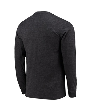Men's Heathered Black Carolina Panthers Halftime Long Sleeve T-shirt
