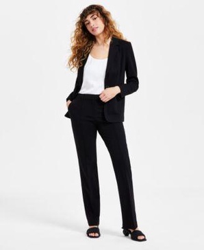 Women's Single Button Blazer, Scoop-Neck Camisole & High Rise Compression Pants, Exclusively at Macy's