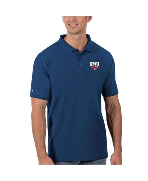 Men's Royal SMU Mustangs Legacy Pique Polo