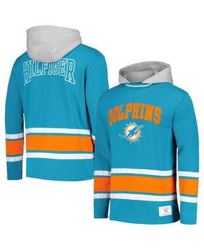 Men's Aqua Miami Dolphins Ivan Fashion Pullover Hoodie